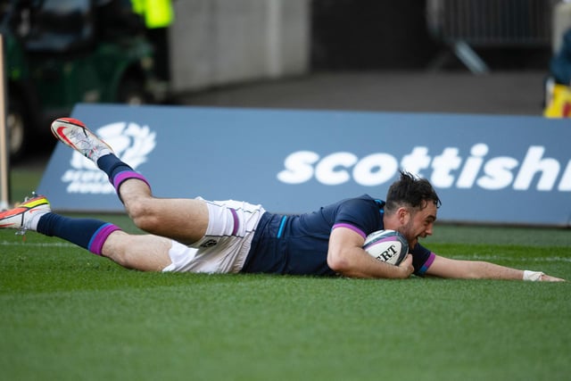 A blistering start to his international career with two tries in the opening 15 minutes. His pace and sidestepping caused the visitors all sort of problems before he went off with tight calves. 8