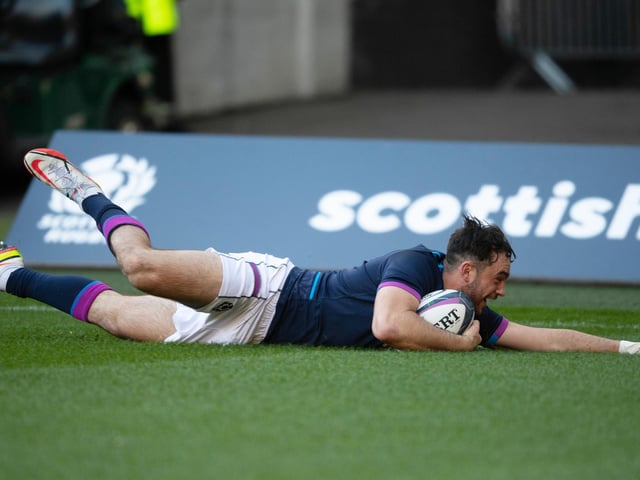 A blistering start to his international career with two tries in the opening 15 minutes. His pace and sidestepping caused the visitors all sort of problems before he went off with tight calves. 8