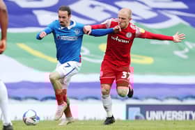Ryan Williams was devastated after Pompey's Accrington defeat ended hopes of reaching the play-offs. Picture: Joe Pepler