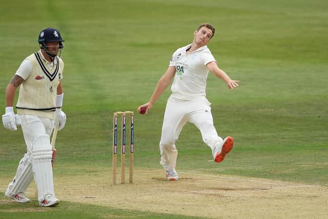 Brad Wheal played in three Bob Willis Trophy ties in 2020. Photo by Alex Davidson/Getty Images.