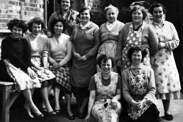 Portsmouth girls who worked at Drings, the cardboard factory at Hilsea. Picture; Courtesy of Beryl Price nee Purkis.