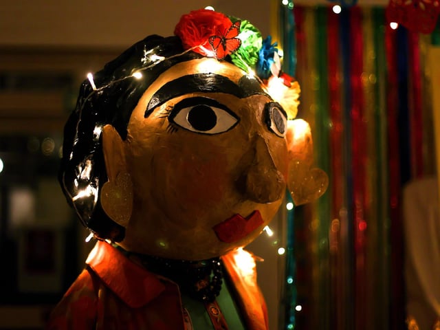 Day of the Dead or Dia de los Muertos celebrated at Portsmouth High School