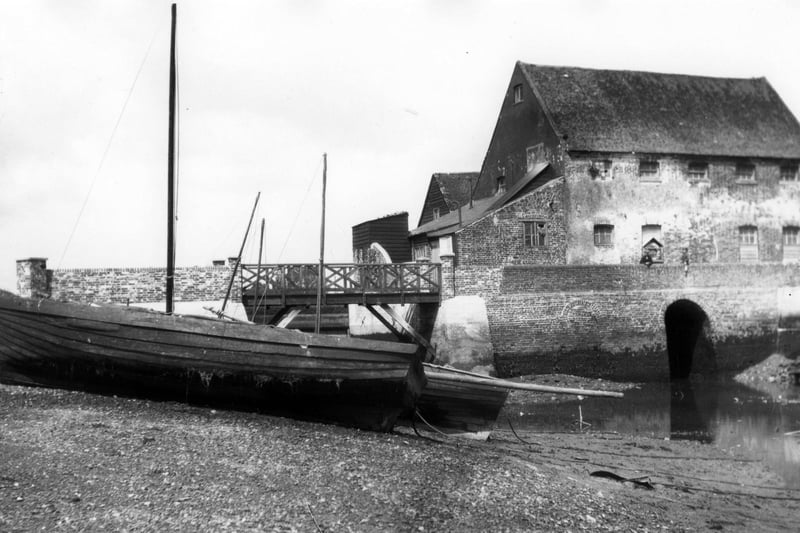 The old Quay Mill, at the bottom of South Street, Emsworth now home to the Emsworth Slipper Sailing Club.
Picture: Barry Cox collection