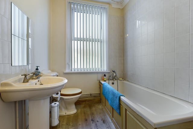 The bathroom suite has ample storage space and an in-bath shower. 
Chichester Road, Portsmouth. Two bedroom first floor flat. Leasehold £179,995.