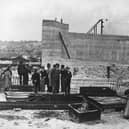 An area of construction on Eastern Road in 1938. The News PP4203