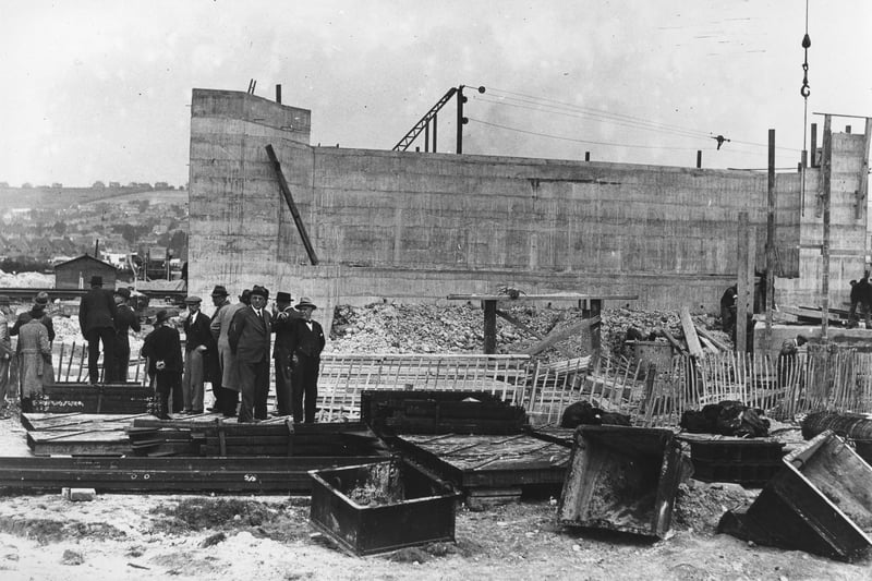 An area of construction on Eastern Road in 1938. The News PP4203