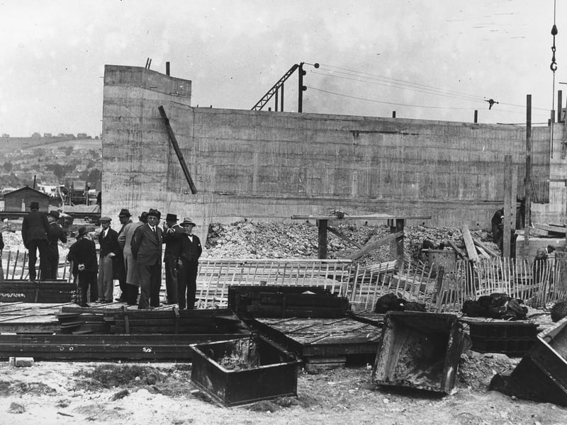 An area of construction on Eastern Road in 1938. The News PP4203