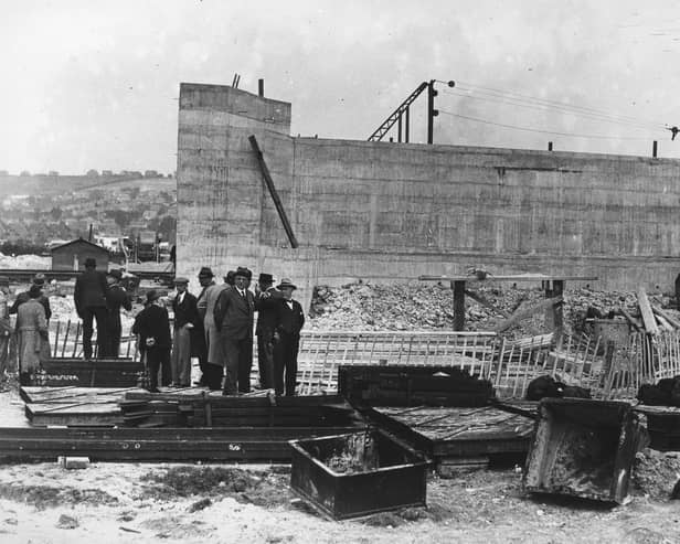 An area of construction on Eastern Road in 1938. The News PP4203