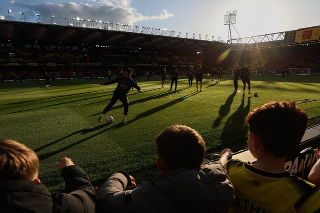 More than 2,000 Sunderland fans made the trip from the north east for their Saturday afternoon kick-off against Watford. In total, 19,767 were in attendance at Vicarage Road as the Black Cats netted a late equaliser to move them into the Championship play-off spots.