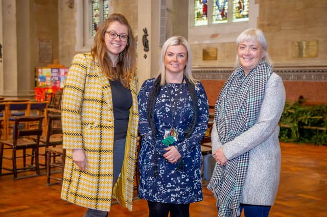 Last year's Launch of The News Comfort and Joy campaign at St Mary's Church, Fratton Rd, Portsmouth.

Pictured: Sarah Collett, Claire Haque and Georgina Joyce of Two Saints.

Picture: Habibur Rahman