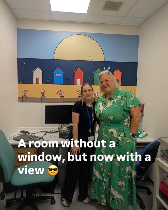 Room with a view.