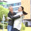 Pictured : Nicole Newman and Hua Yu

Picture : Habibur Rahman