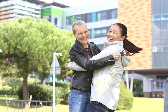 Pictured : Nicole Newman and Hua Yu
Picture : Habibur Rahman