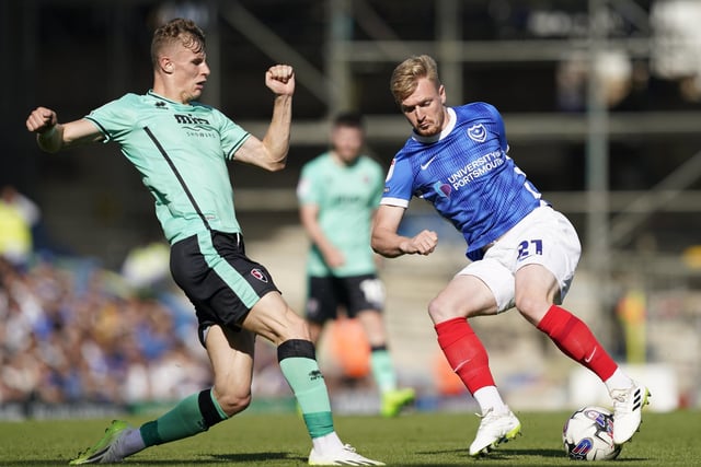 A strong attacking display from left-back to really put pressure on Connor Ogilvie. His first-half corner was netted by Raggett and overall dead-ball delivery was very good. Growing into life at Pompey encouragingly.