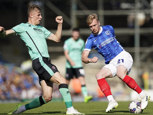 A strong attacking display from left-back to really put pressure on Connor Ogilvie. His first-half corner was netted by Raggett and overall dead-ball delivery was very good. Growing into life at Pompey encouragingly.