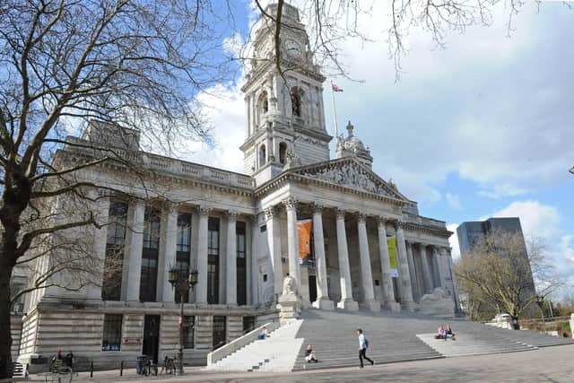 The Portsmouth Guildhall.