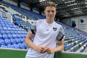 Bromley boss Andy Woodman rates new Pompey signing Liam Vincent highly. Picture: Portsmouth FC