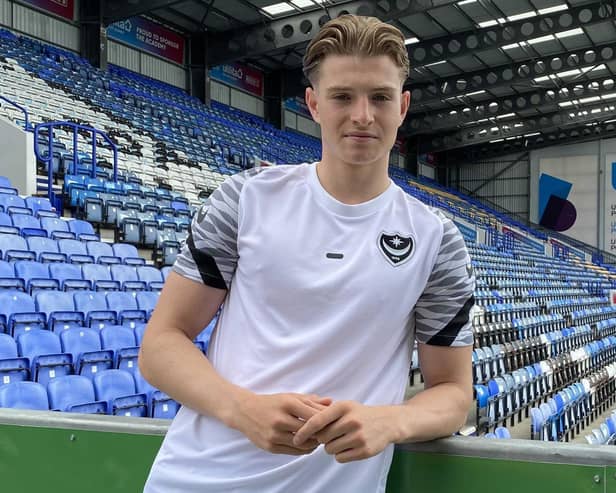 Bromley boss Andy Woodman rates new Pompey signing Liam Vincent highly. Picture: Portsmouth FC