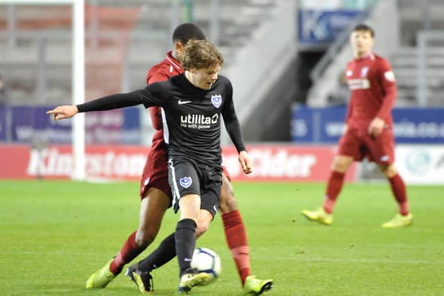 Oscar Johnston came through the academy system at Pompey. Picture: Colin Farmery