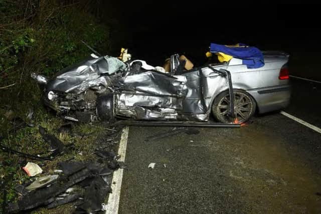 Liam Pusey has been jailed for nine years after crashing his BMW. Melissa Orsborn was killed in the head-on collision. Picture: Hampshire and Isle of Wight Constabulary.