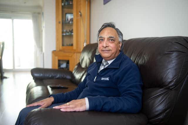 Jagdish Jethwa has been nominated for a national diversity award for his work promoting faith and belief.
Pictured: Jagdish Jethwa at his home in Paulsgrove, Portsmouth on 27 May 2021
Picture: Habibur Rahman