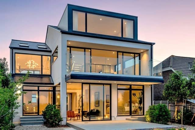 This property comes with four bedrooms, four bathrooms and three reception rooms.