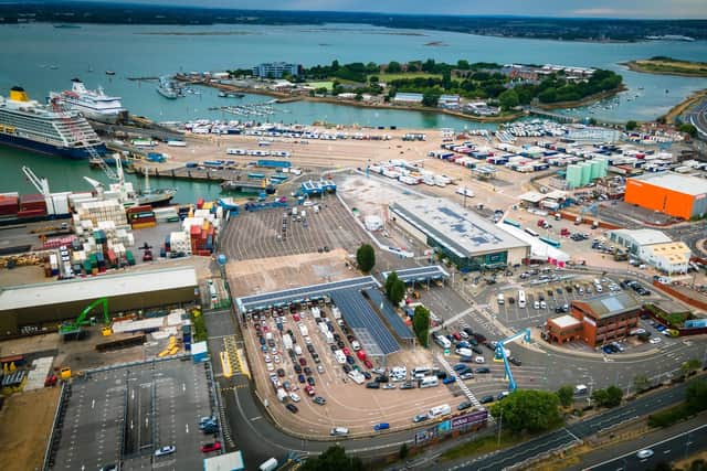 Portsmouth International Port is one of the busiest ports in the UK, and it is a gateway to France, Spain, and the Channel Islands.
Pic Martin Davies/Portsmouth International Port