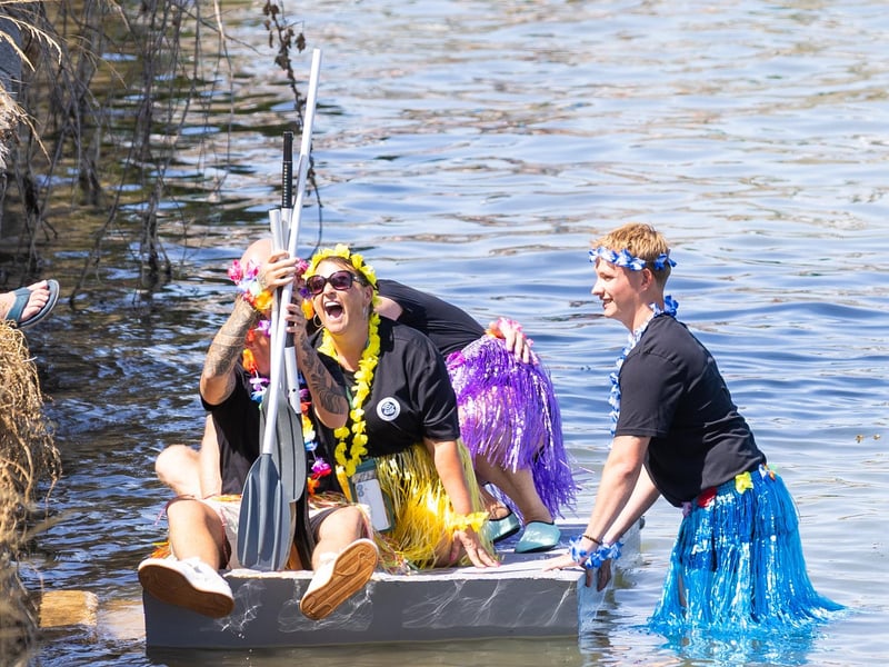 Jolly Roger Raft Race in Gosport on Saturday August 1