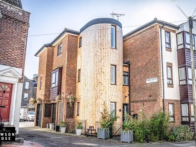 This two bedroom town house is absolutely lovely.