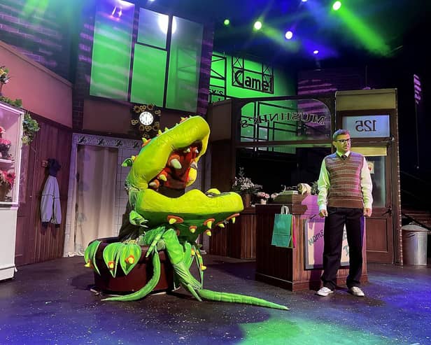 Little Shop of Horrors has come to Kings Theatre and the first show wowed the audience so much that the cast received a standing ovation.