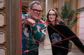 Alan Carr and Susie Dent host Secret Genius on Channel 4 (Picture: Jack Barnes/Channel 4)