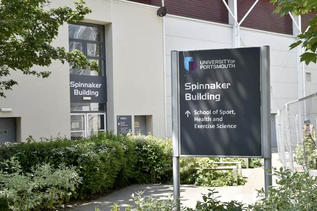 University of Portsmouth Spinnaker Building in Cambridge Road, Portsmouth.

Picture: Sarah Standing (050623-4747)