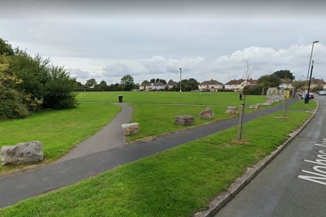 A second group of travellers have set up in the Gosport area.
Pictured: Nobes Field