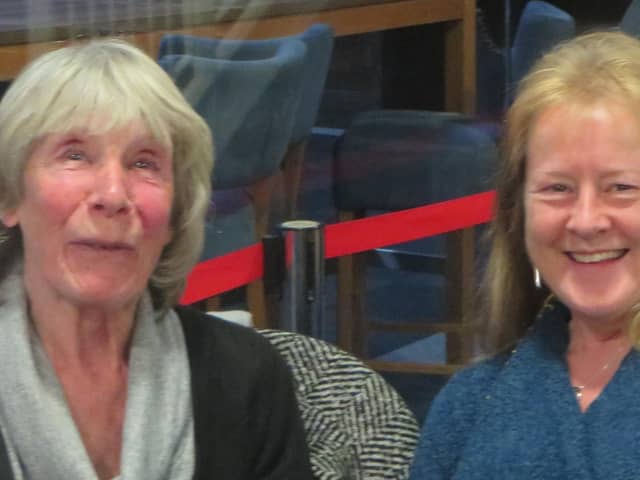 Anne Craft, left, and her successor as Hampshire Cricket League secretary Anne Carter