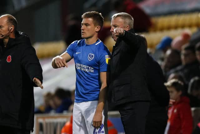 David Wheeler's game-time at Pompey was limited. Picture: Daniel Chesterton/phcimages.com/PinPep