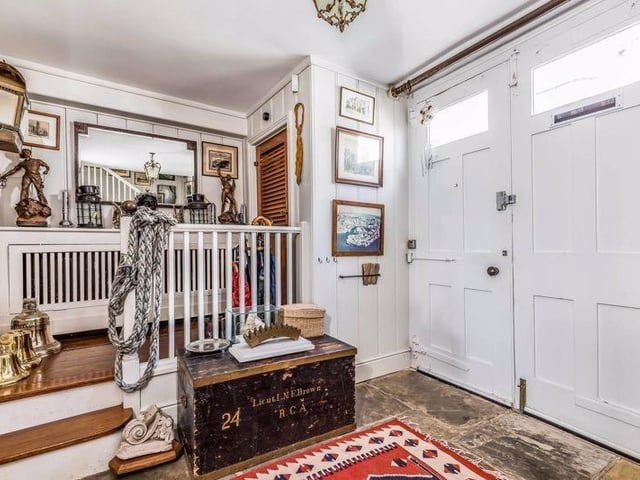 This four bedroom home in Bath Square, Old Portsmouth, is on the market for £3.25m. It is listed on Rightmove by Fry and Kent.