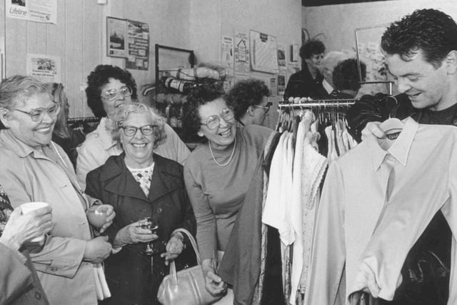 Philip Middlemiss, who played Des Barnes in Coronation Street, was pictured as he officially opened the Age Concern charity shop in Lister Street. Were you there and can you remember which year this was?
