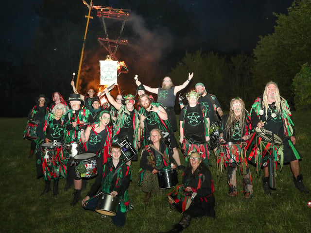 Celebrations at the end of the Ancient May Day.
