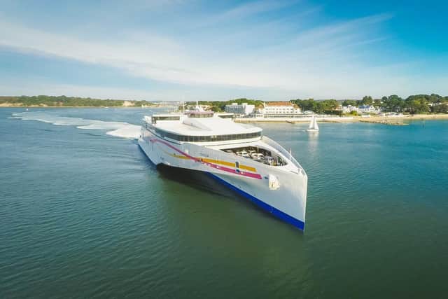 Condor Liberation at Poole Harbour.