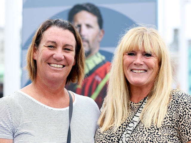 Amanda Jane Atack and Anita Farmer. Picture: Chris Moorhouse (160825-04)