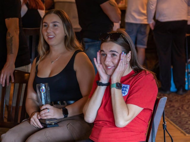High tension in the Westleigh as England show early promise against Spain. Picture: Mike Cooter (200823)
