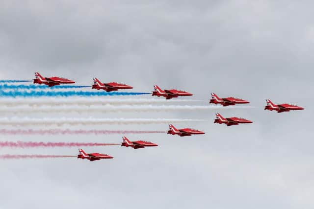 This is what you need to know about the Red Arrows schedule for VE Day (Photo: Matthew Horwood/Getty Images)