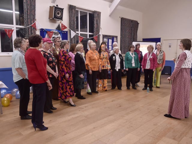 The Pitchpipers celebrated their 50th anniversary on Turesday, March 31, 2026 at Christ Church Hall in Cosham. Picture: Sarah Standing (310326-9160)