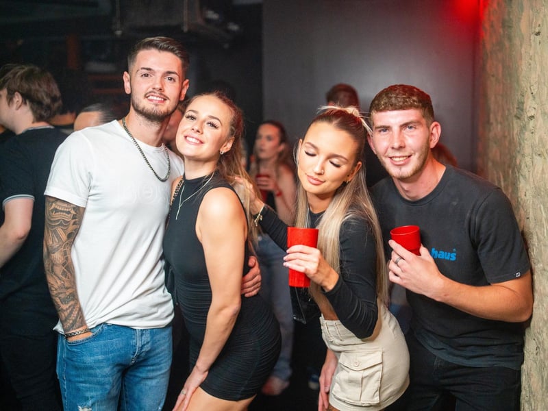 Freshers enjoying their first night out in Portsmouth during Freshers Week 2023. Revellers packed out Pryzm and Astoria on Saturday, September 23.