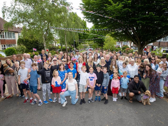 VE Day street party on Carmarthen Avenue, Drayton. Photos by Alex Shute