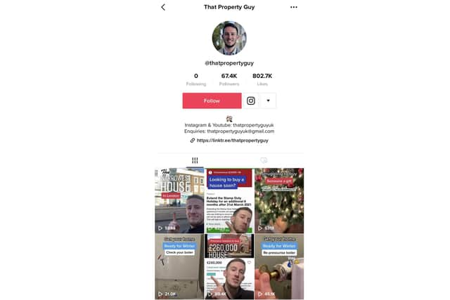 Kyle Mattison's TikTok page.