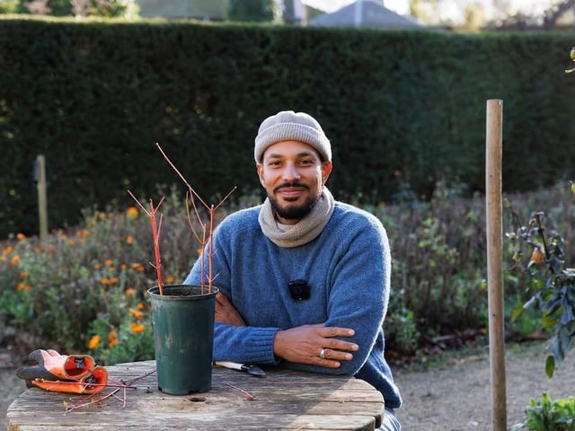 BBC Gardeners' World presenter Ashley Edwards