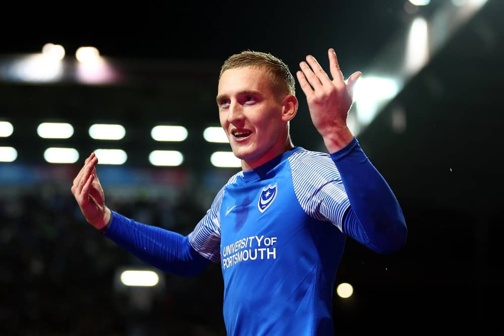 Free-agent Ronan Curtis continues to train at Pompey after suffering an ACL injury in February
