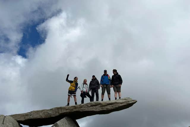 Some of the STR team taking on the Welsh3000s Challenge, fundraising for charity partner Motiv8.