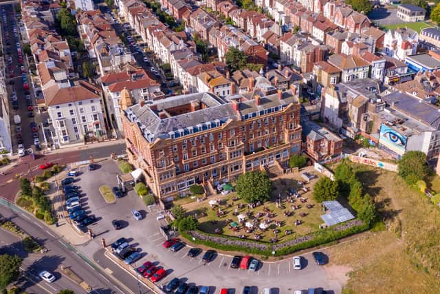 Queens Hotel

Picture: Solent Sky Services